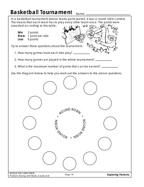 problem solving show numbers in different ways lesson 6.8