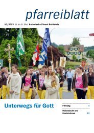 Pfarreiblatt 10 - Pfarrei Buttisholz