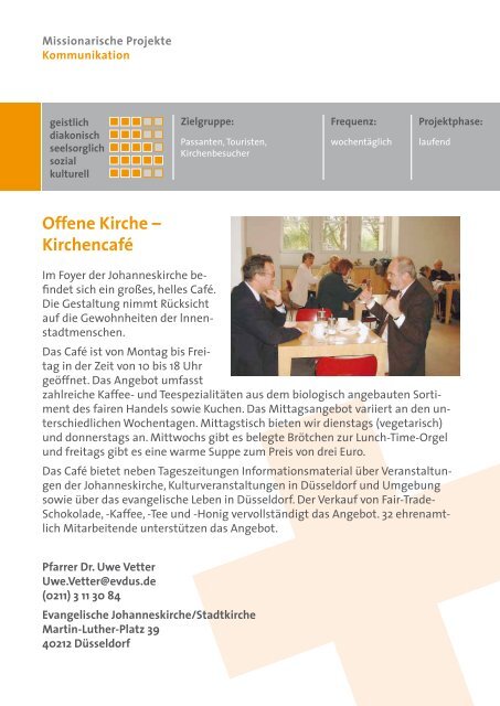 Missionarische Projekte - Evangelische Kirche im Rheinland