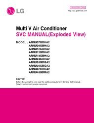 Multi V Air Conditioner SVC MANUAL(Exploded View) MODEL