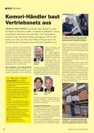 Komori-Händler baut Vertriebsnetz aus - Hubertus Wesseler