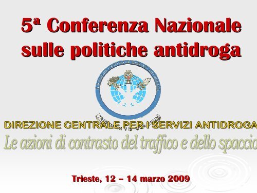 Sebastiano Vitali - 5a Conferenza nazionale sulle droghe