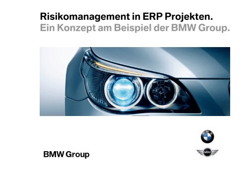 Risikomanagement in ERP Projekten. Ein Konzept am Beispiel der ...