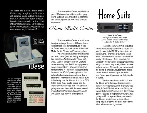 Page 1 - Audio Design Associates