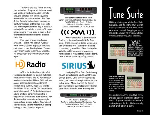 Page 1 - Audio Design Associates