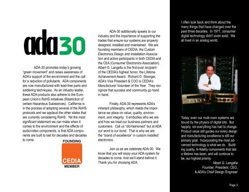 Page 1 - Audio Design Associates