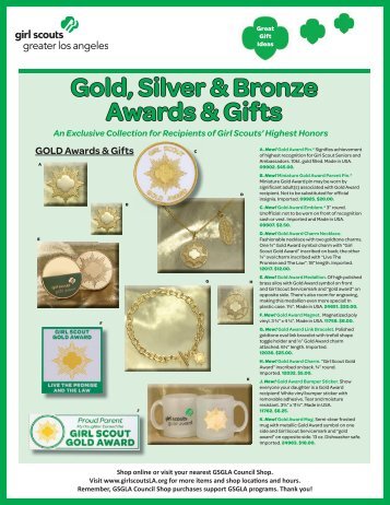 Gold, Silver & Bronze Awards & Gifts