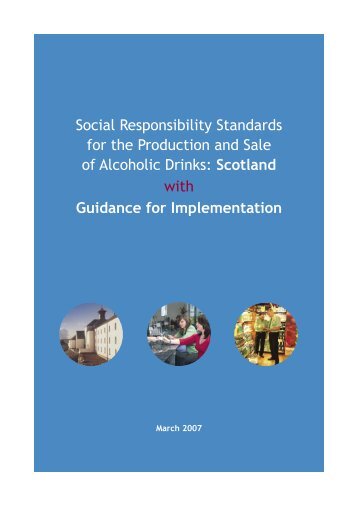 Social Responsibility Standards for the Production and Sale of ...