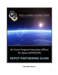 DEPOT PARTNERING GUIDE - Los Angeles Air Force Base