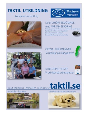 Katalog Ladda ner (PDF) - Taktil Utbildning