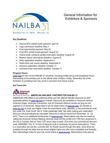 General Info PDF - NAILBA