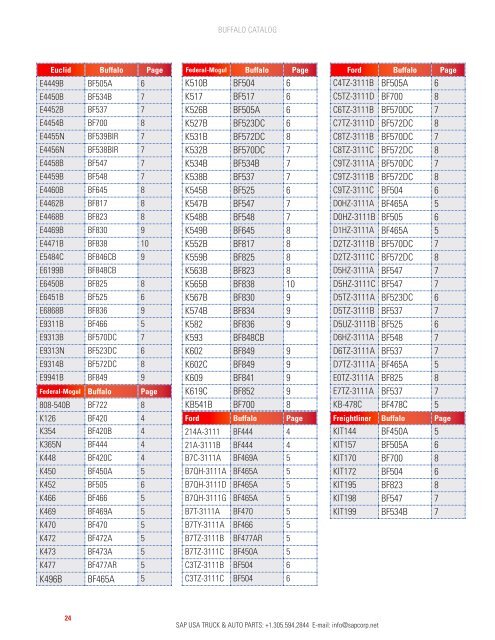 SUSPENSION & STEERING SUSPENSION ... - Sapcorp.net