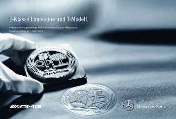 E-Klasse - Mercedes-Benz Niederlassung Weser-Ems