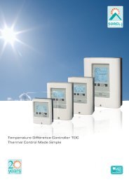 Temperature Difference Controller TDC Thermal Control ... - Sorel