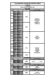 111 110 112 109 104 106 113 calendario esami ... - ITIS Tullio Buzzi