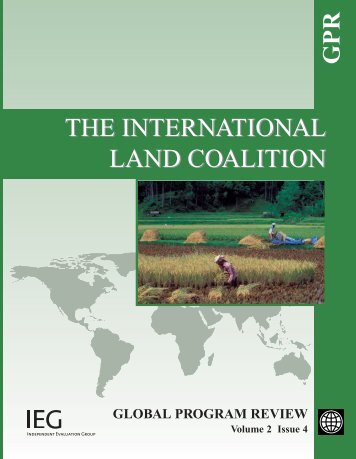 International Land Coalition - Independent Evaluation Group - World ...