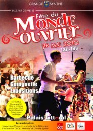 Fete du monde ouvrier du 1er mai - Ville de Grande-Synthe