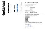 EG-Declaration of Conformity - Werucon Automatisierungstechnik ...