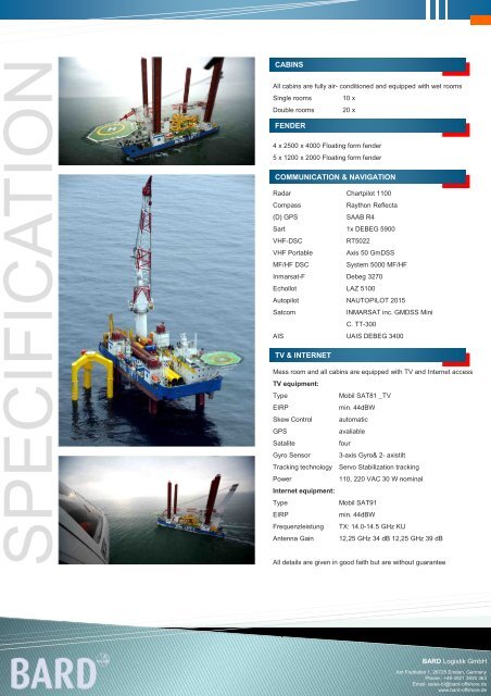 This self-elevating crane vessel was disigned for installation and ...