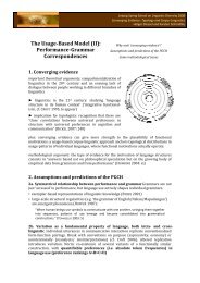 The Usage-Based Model (II) - Karsten Schmidtke-Bode