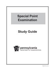 Special Point Examination - PennDOT Driver and Vehicle Services