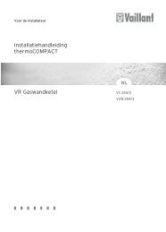 Installatiehandleiding thermoCOMPACT VR Gaswandketel