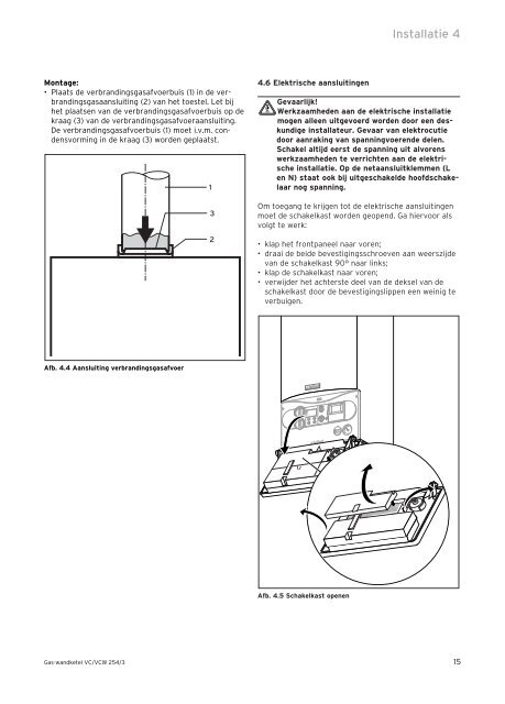 Installatiehandleiding thermoCOMPACT VR Gaswandketel