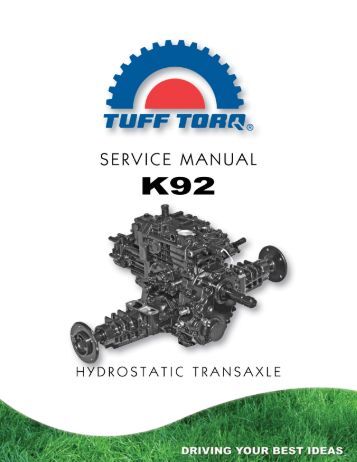 Tuff Torq K46 Oil Maintenance - General information for servicing your unit tuff torq k46 service manual pdf download