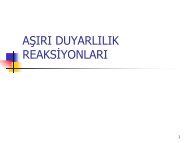 Aşırı Duyarlılık