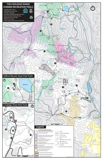 the coolidge range summer recreation trails - Vermont State Parks