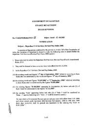 Rajasthan Civil Services (Revised Pay) Rules 2008 - Finance ...