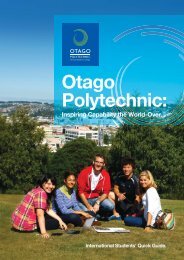 Otago Polytechnic - Education Dunedin