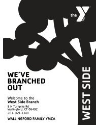 West Side Branch Program Guide - Wallingford Family YMCA