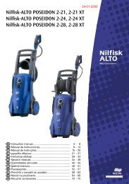 Nilfisk-ALTO POSEIDON 2-21, 2-21 XT Nilfisk-ALTO POSEIDON 2 ...