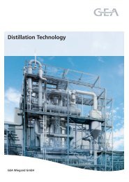 Distillation Technology - GEA Process Engineering Nederland BV