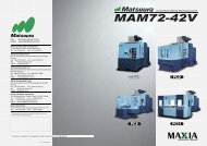 Matsuura mam72-42v