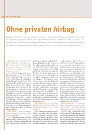 Ohne privaten Airbag - Diakonisches Werk Hannover