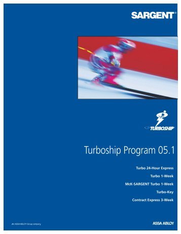 Turboship Program 05.1 - Sargent Locks