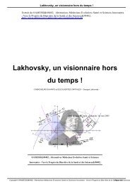 Lakhovsky, un visionnaire hors du temps ! - Amessi
