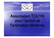 Association TOUYA pour l'action et l'animation fÃ©minine