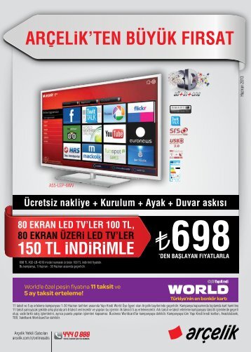 Kampanyayı İndir - Arçelik