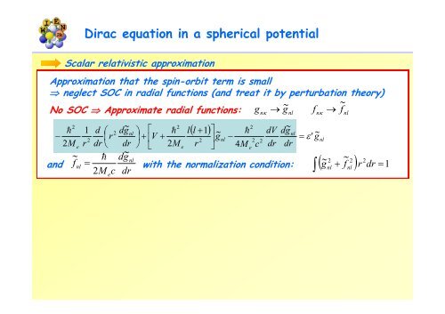 Relativistic effects, spin-orbit coupling and non-collinear ... - WIEN 2k