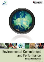 bridgestone europe environmental commitment and performance