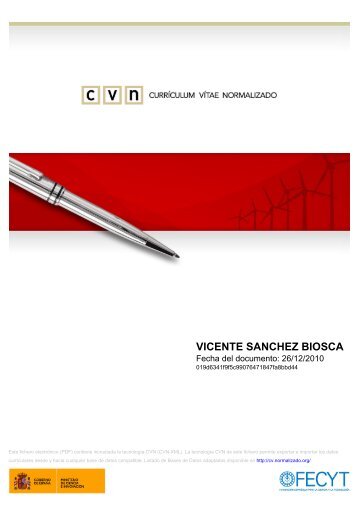 vicente sanchez biosca - Centre de Recherches Interdisciplinaires ...
