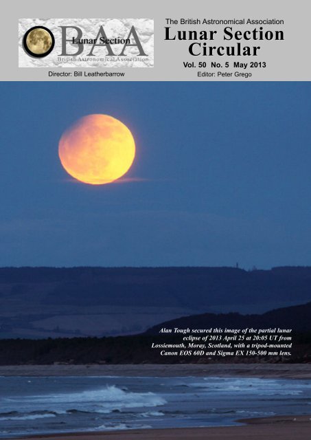 Vol 50, No 5, May 2013 - BAA Lunar Section