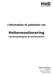 Information til patienter om Holtermonitorering - Regionshospitalet ...