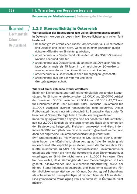 Besteuerung der Arbeitseinkommen