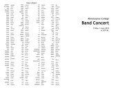 Band Concert - Renaissance College