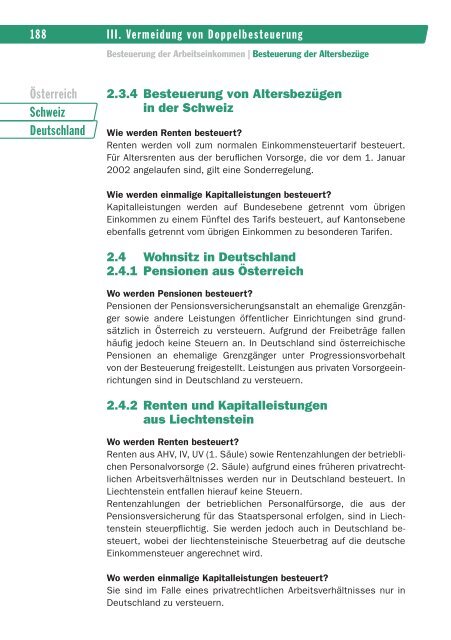 2. Besteuerung der Renten, Pensionen und einmaligen ...