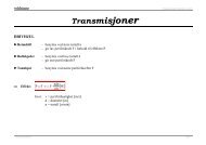 Transmisjoner - Materialteknologi